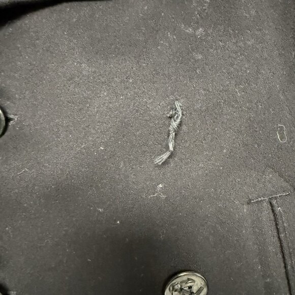 Vintage Naval Clothing Factory Pea Coat Mens 38 Wool WWII WW2 - Picture 3 of 16